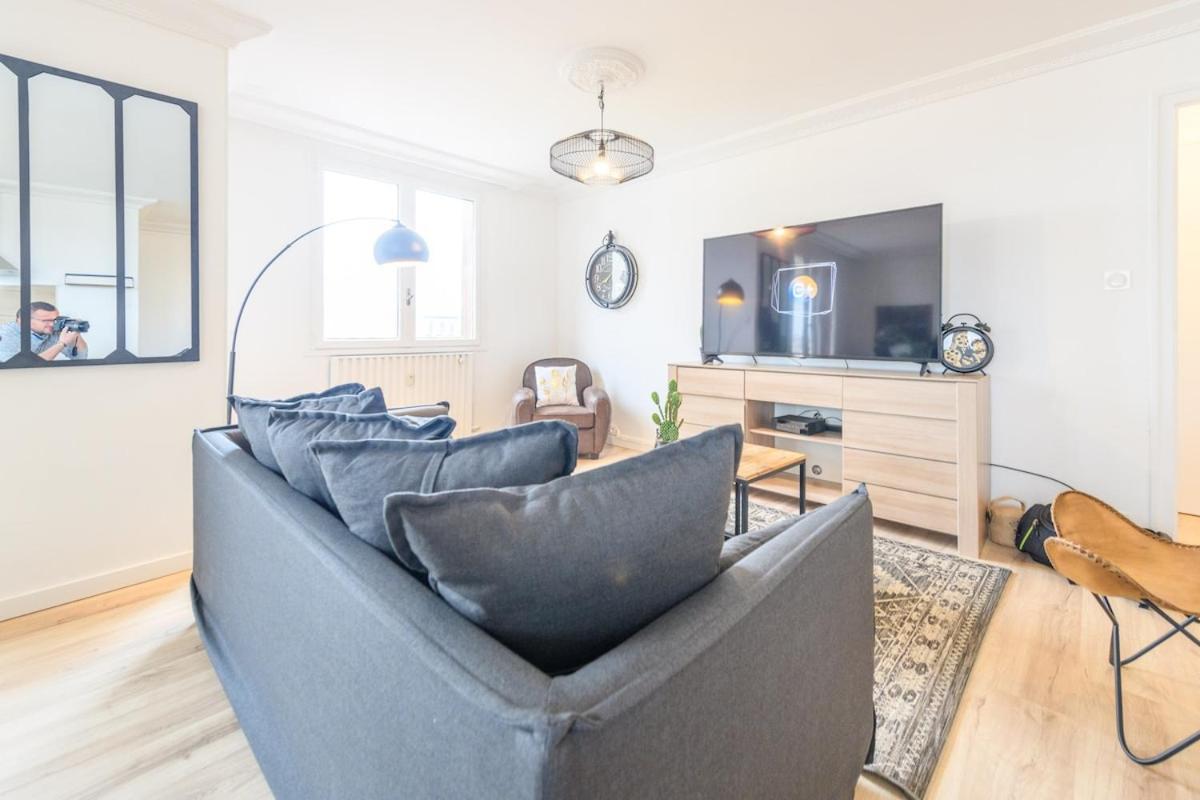 Magnificent Apartment, 4 Bedrooms, Fiber Wifi Grenoble Exteriör bild