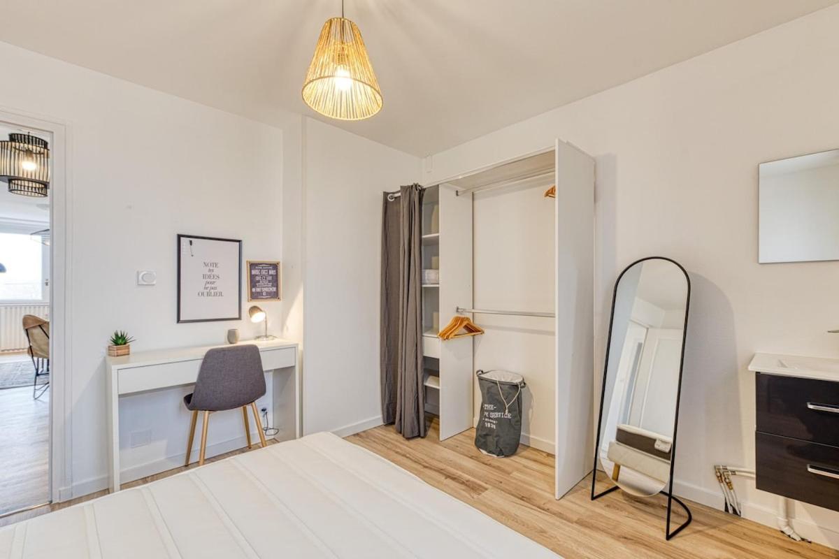 Magnificent Apartment, 4 Bedrooms, Fiber Wifi Grenoble Exteriör bild