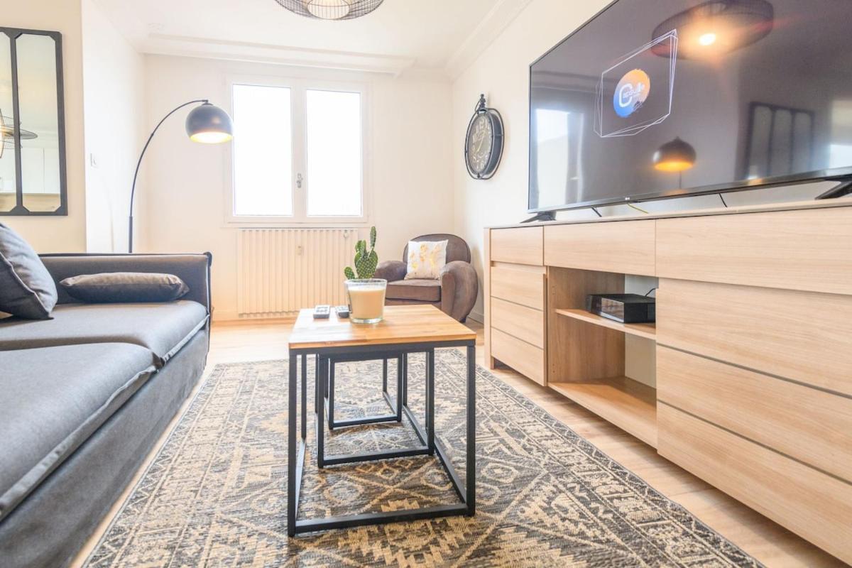 Magnificent Apartment, 4 Bedrooms, Fiber Wifi Grenoble Exteriör bild
